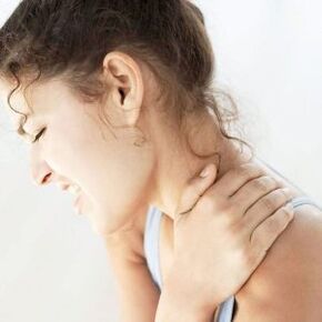 Severe pain in cervical spine osteochondria